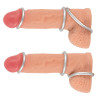 You2Toys Lot de 3 cockrings Silicone Thin Ring Gris